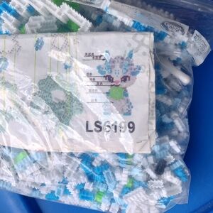 Creative Puzzle Set for Kids - Blue, White, and Green